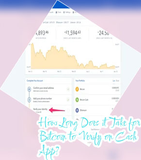 How long does it take to verify bitcoin on cash app